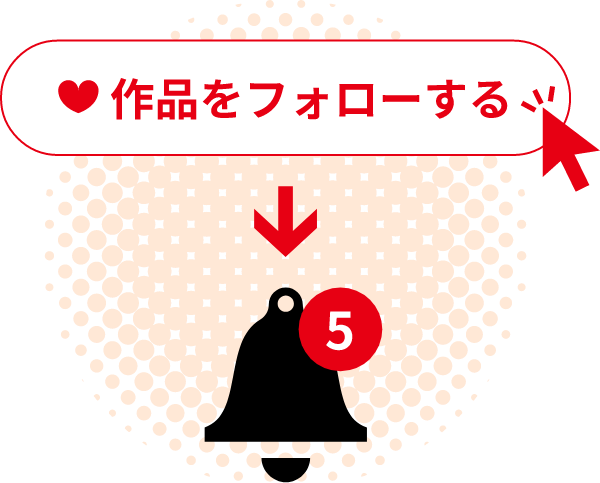 作品フォロー機能