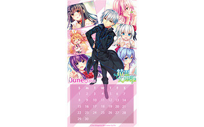 精霊幻想記 6月スマートフォン壁紙